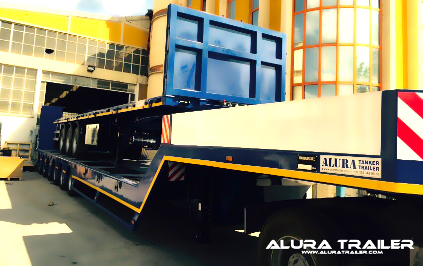 Lowbed semi trailers by Alura Trailer -